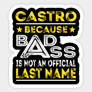 CASTRO Sticker